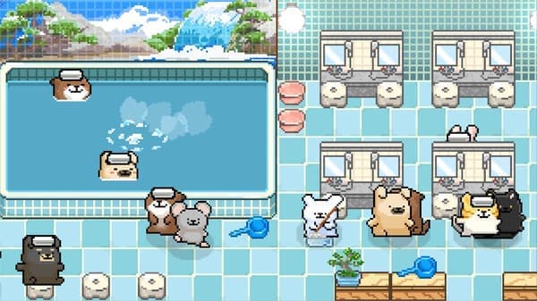 线条小狗：动物温泉/Animal Spa--游戏本体-绿色免安装-解压即玩~