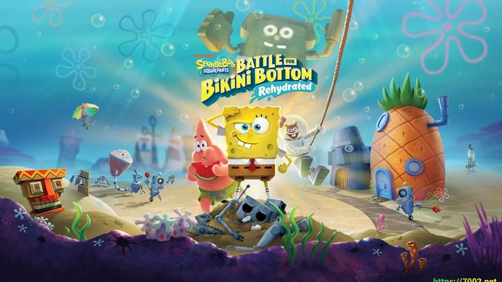 海绵宝宝：比基尼岛的冒险/争霸比基尼海滩 重制版丨SpongeBob SquarePants:Battle for Bikini Bottom – Rehydrated--游戏本体-绿色免安装-解压即玩~